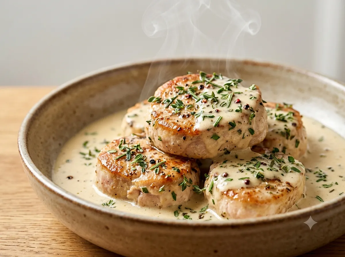 Куриные медальоны в сливочном соусе с прованскими травами