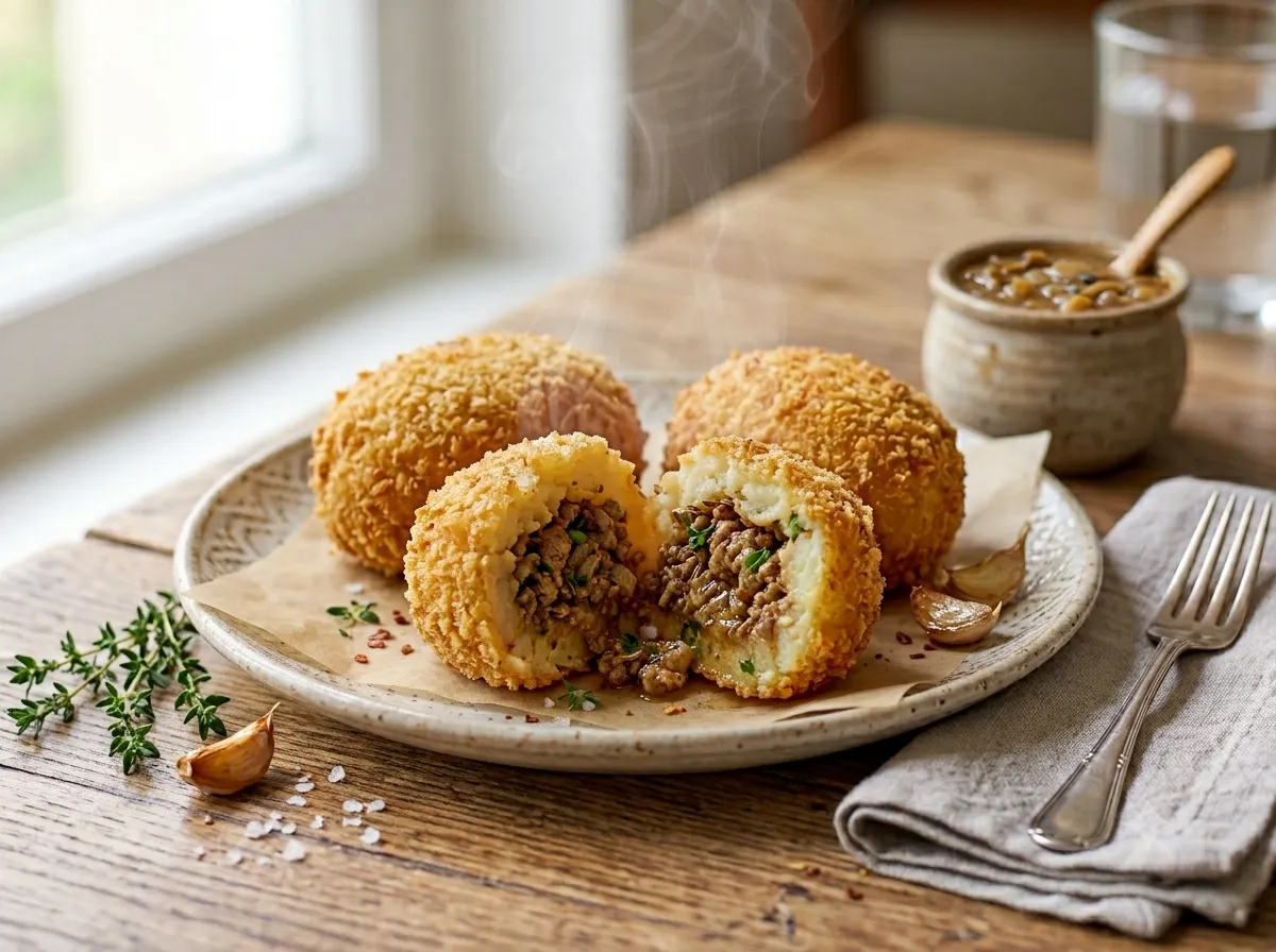 Картофельные Зразы с Мясным Секретом!
