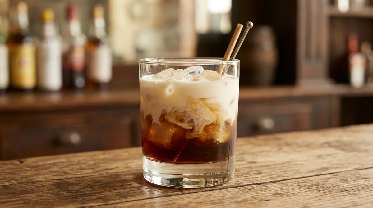 Сливочно-кофейный коктейль «Белый русский» (White Russian)