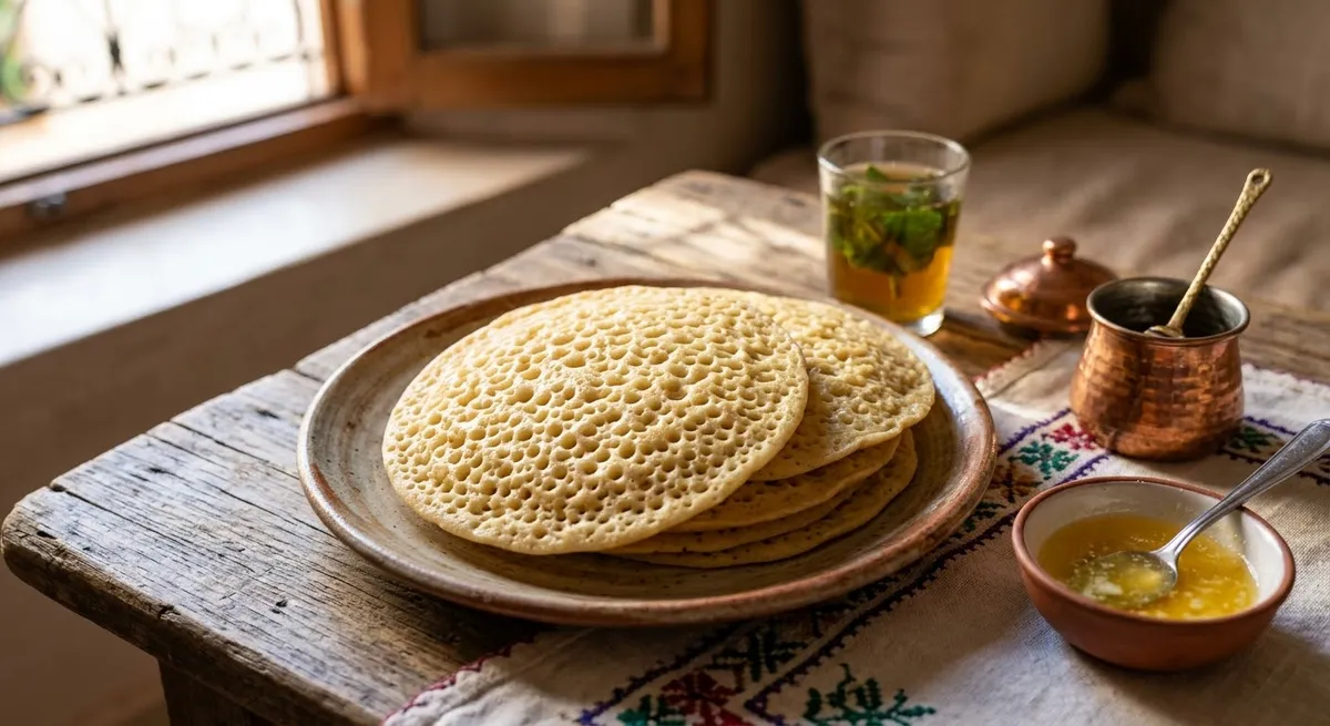 Марокканские блинчики «Багрир» (1000 и 1 дырочка) на манке