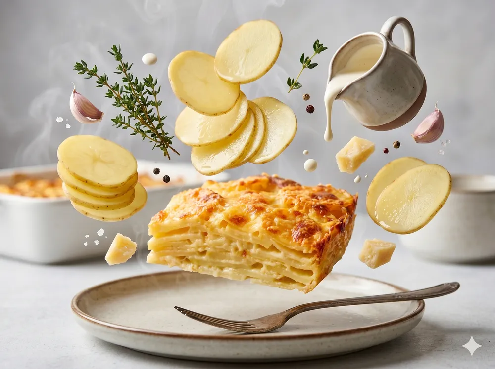 Картофельный гратен Дофинуа